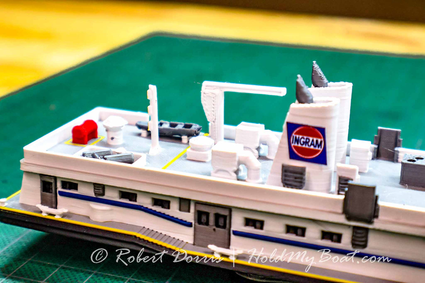 M/V Aaron F. Barrett Towboat Model