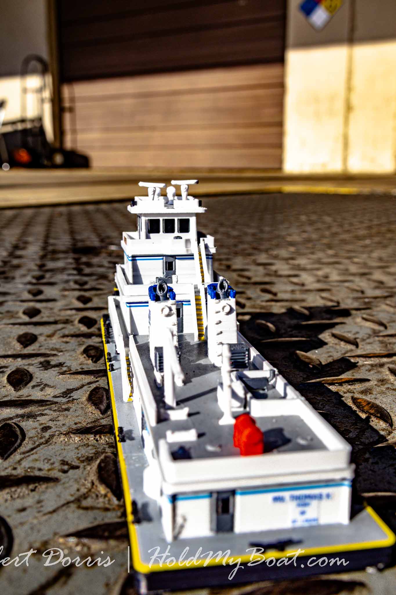 M/V Thomas K. Towboat Model