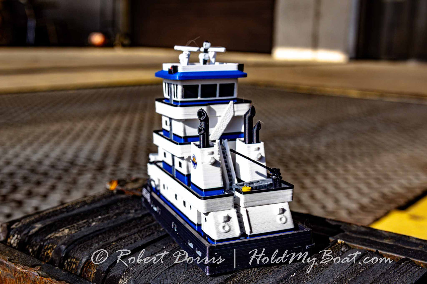 M/V Miss Kate Towboat Model