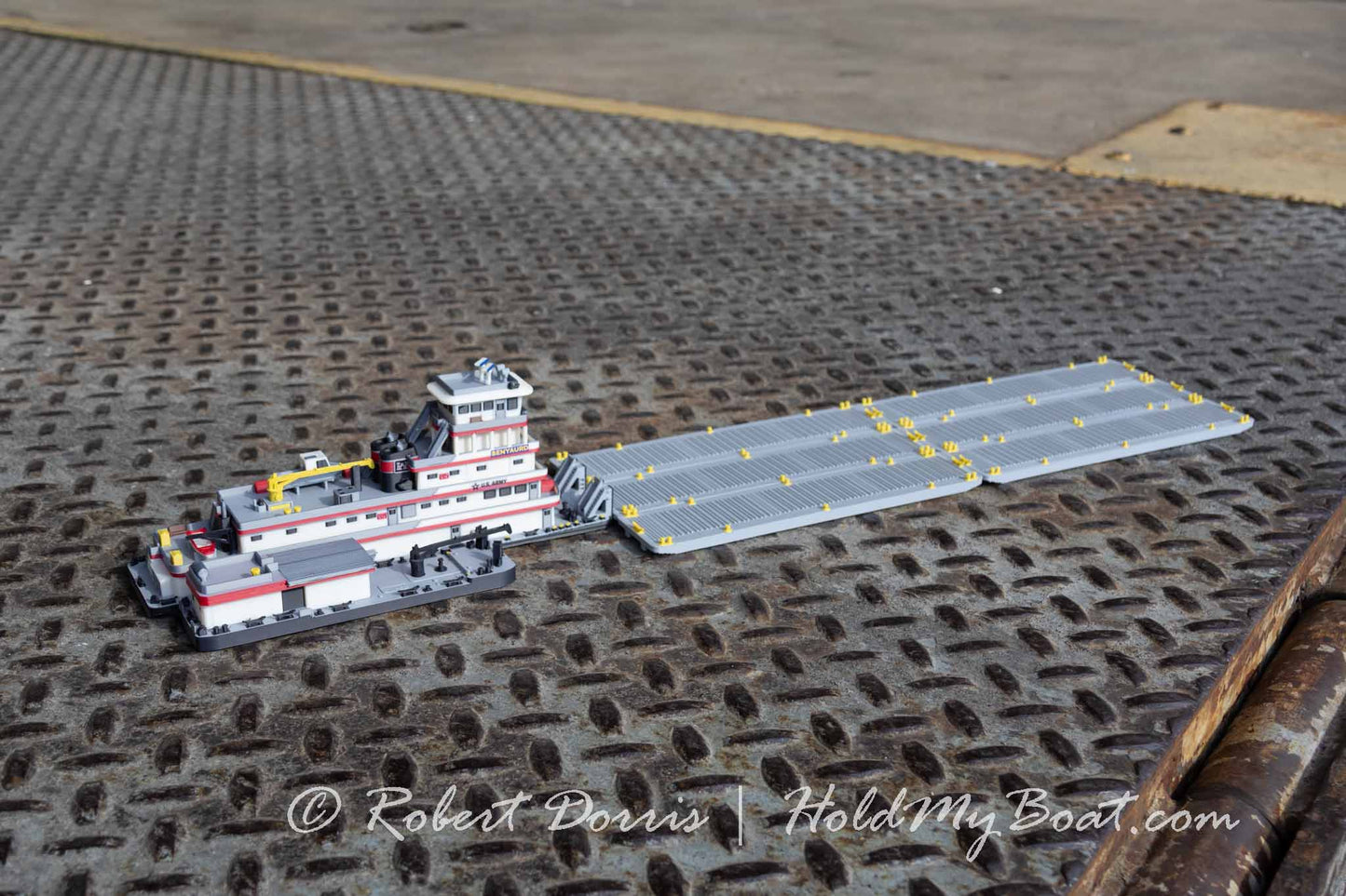 M/V Benyaurd USACE Towboat Model
