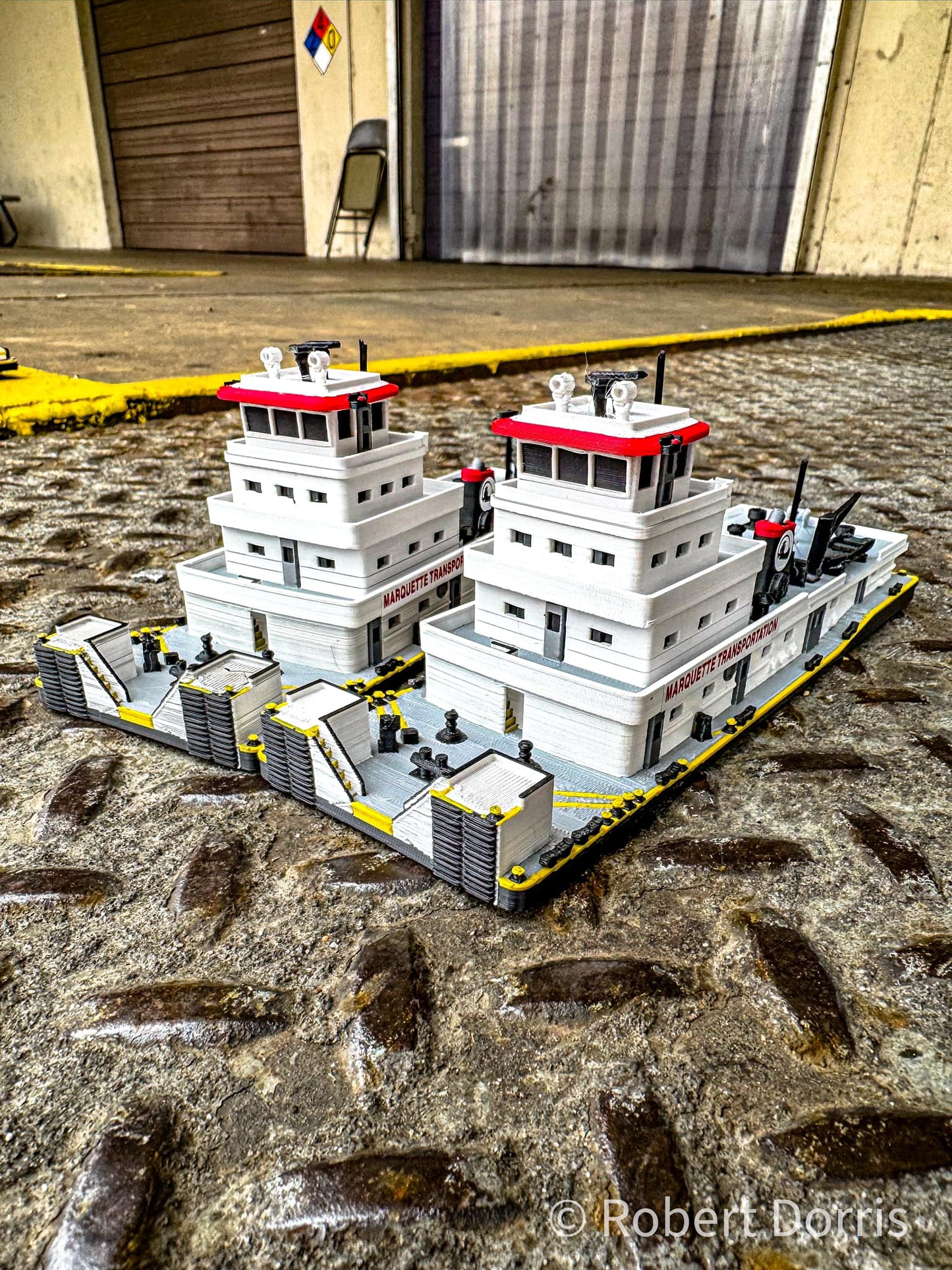 M/V Jeffrey G (Now M/V Kendall Chauvin) Towboat Model