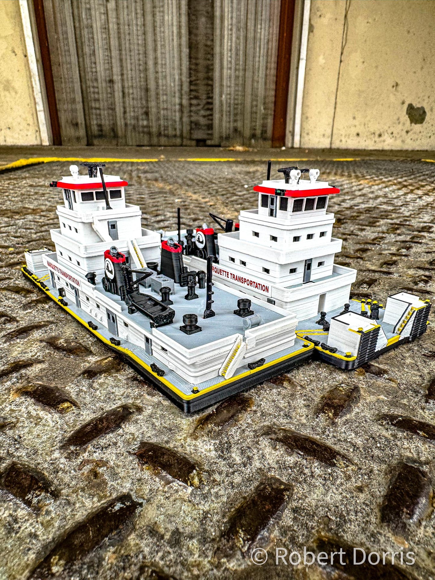 M/V Jeffrey G (Now M/V Kendall Chauvin) Towboat Model
