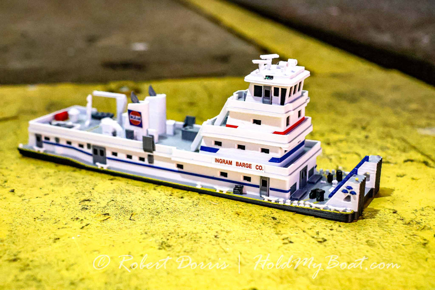 M/V Aaron F. Barrett Towboat Model