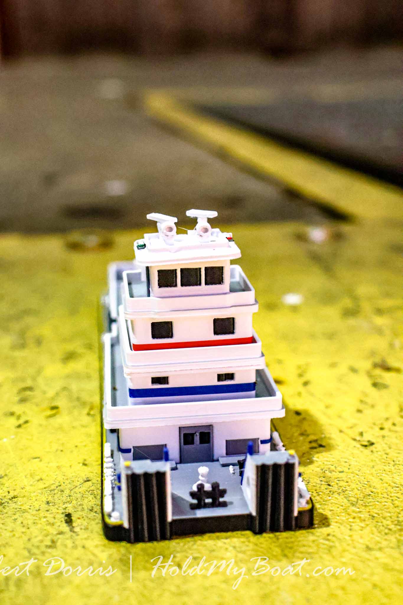 M/V Aaron F. Barrett Towboat Model