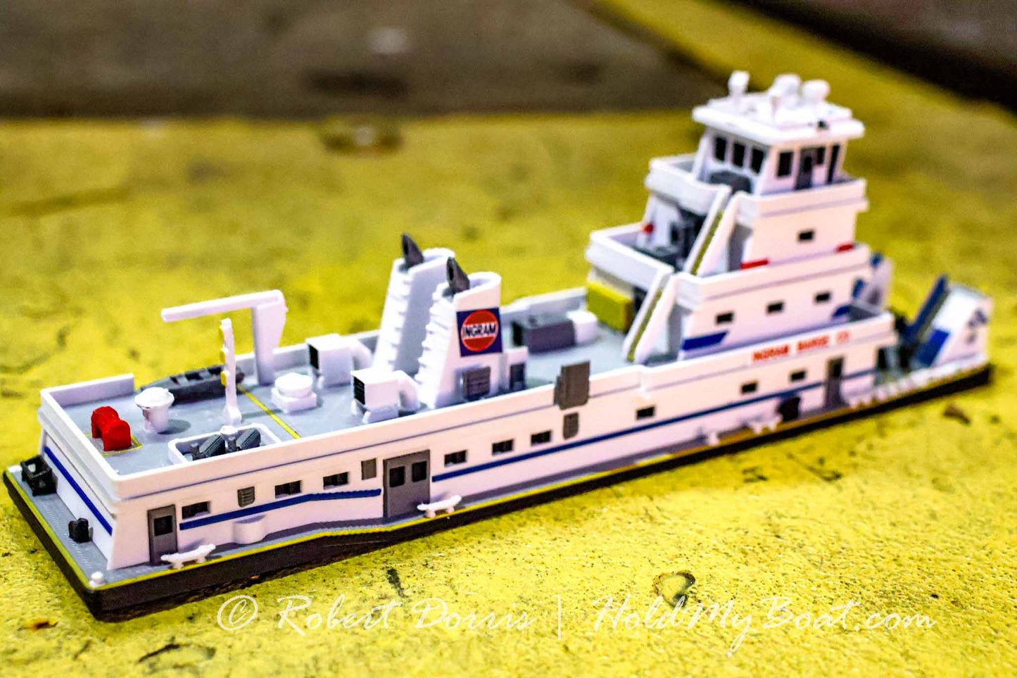 M/V Aaron F. Barrett Towboat Model