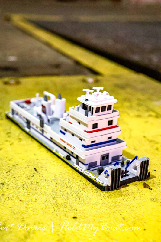 M/V Aaron F. Barrett Towboat Model