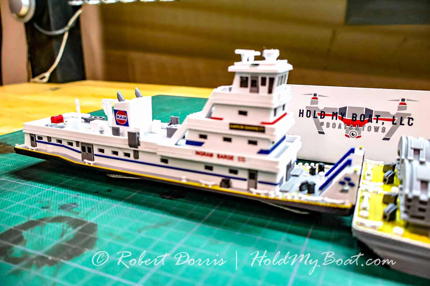M/V Aaron F. Barrett Towboat Model