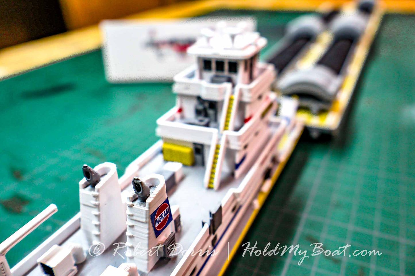 M/V Aaron F. Barrett Towboat Model