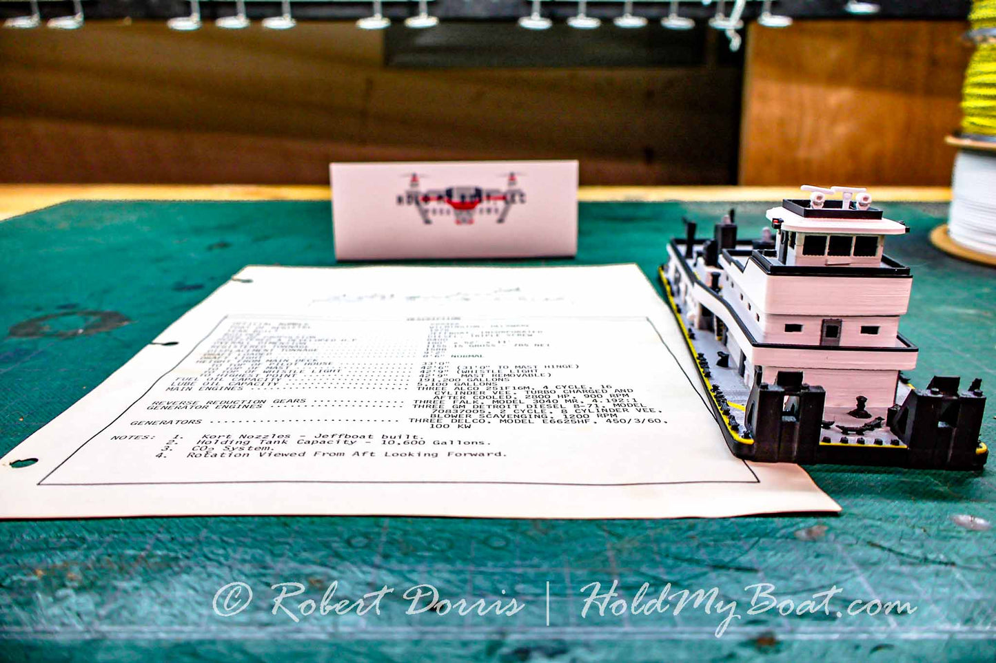 M/V Lewis B. Strait / Joe Bobzien Towboat Model