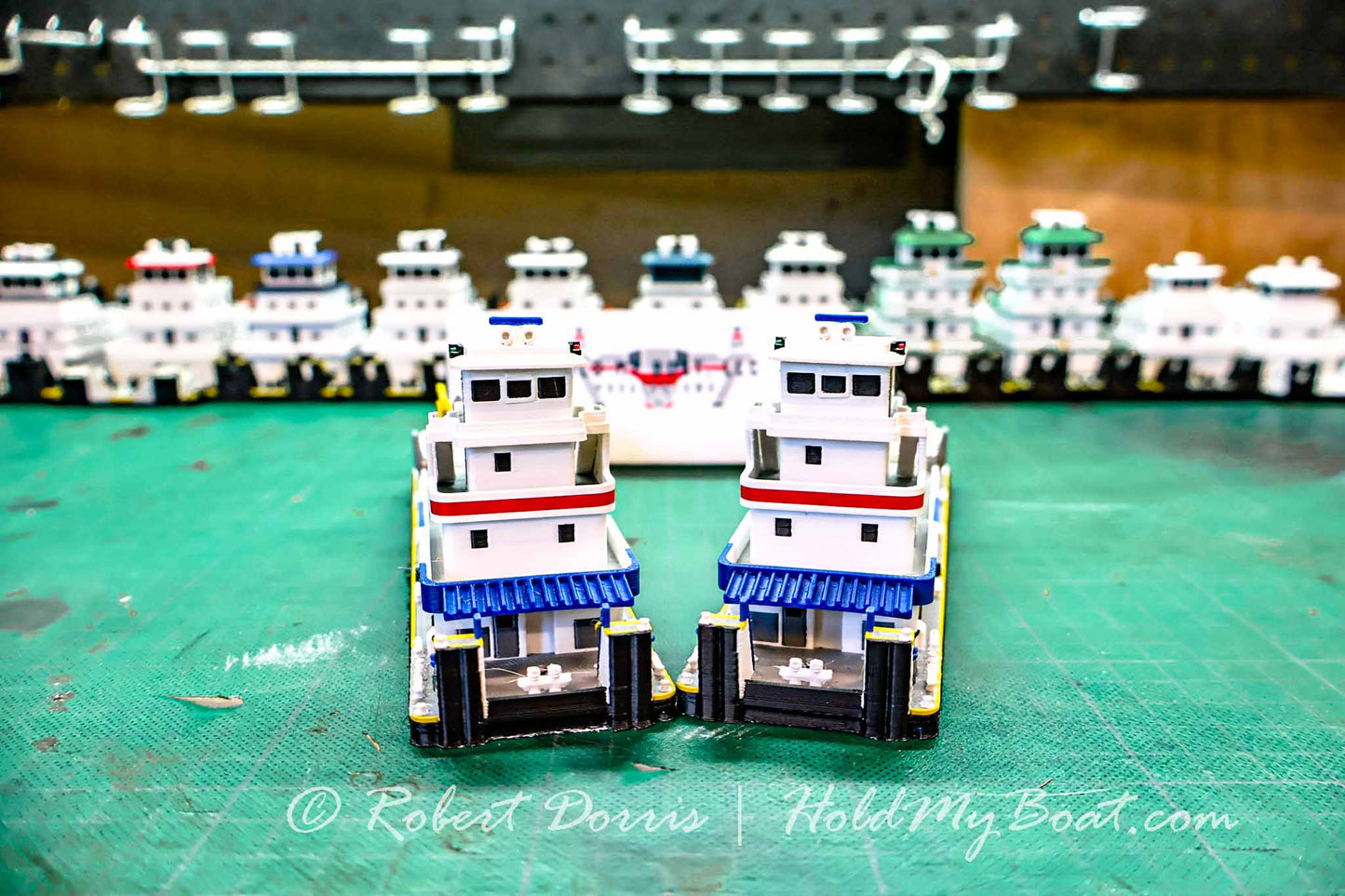 M/V Hornet / Brian Rafferty / John F Secrest Halter Marine Towboat Model
