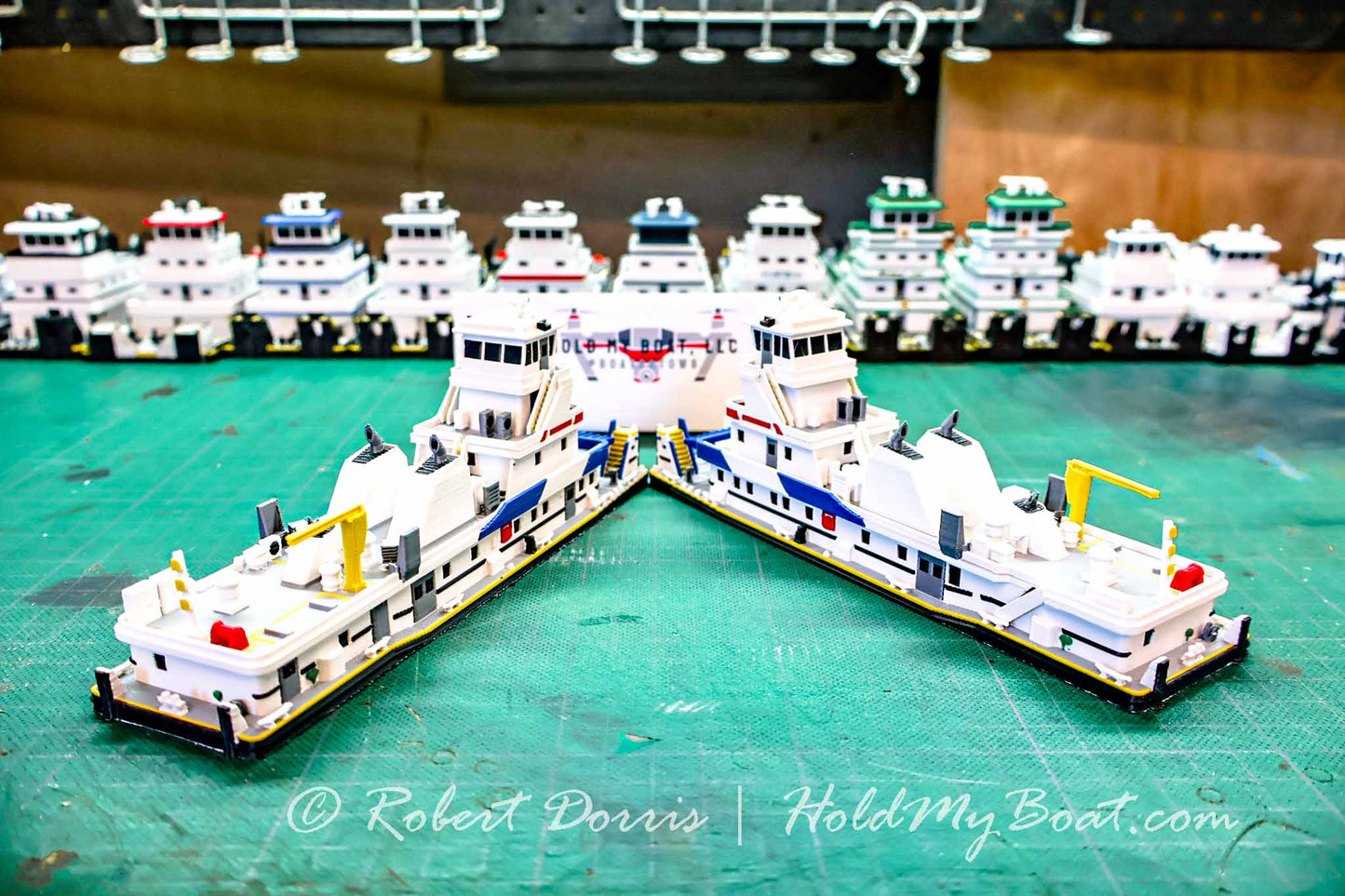 M/V Hornet / Brian Rafferty / John F Secrest Halter Marine Towboat Model