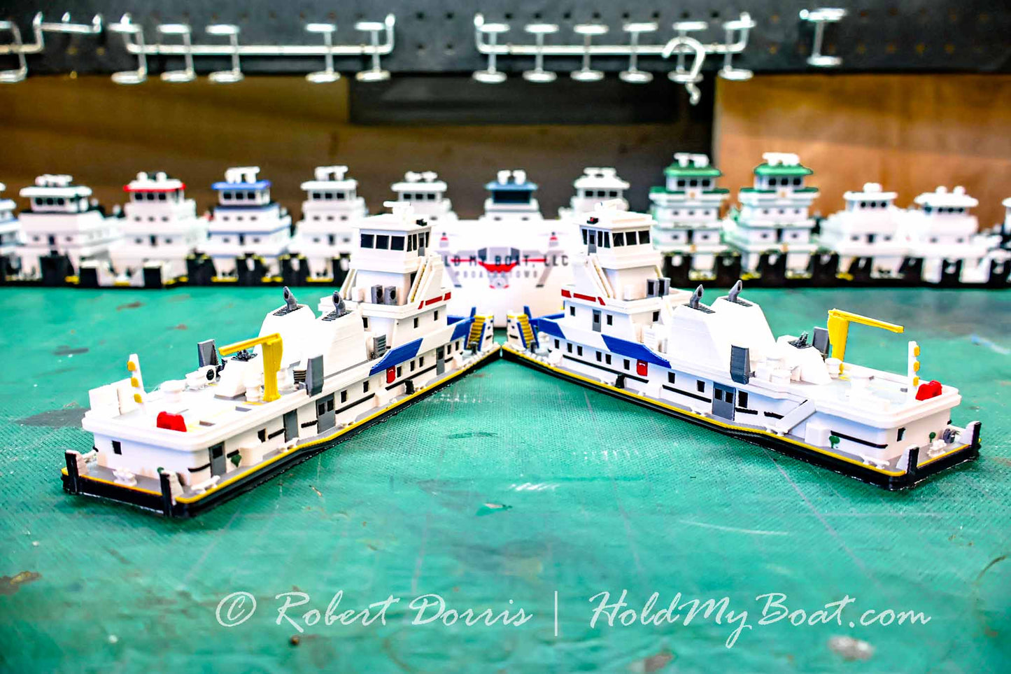 M/V Hornet / Brian Rafferty / John F Secrest Halter Marine Towboat Model