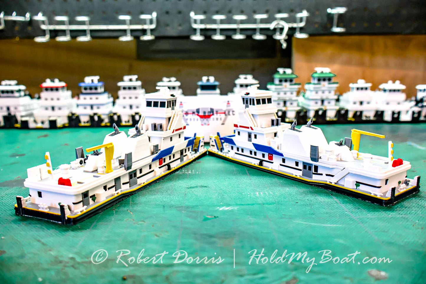M/V Hornet / Brian Rafferty / John F Secrest Halter Marine Towboat Model