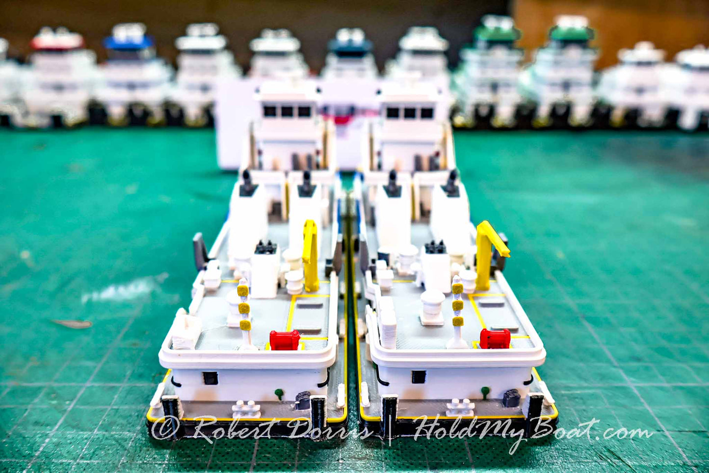M/V Hornet / Brian Rafferty / John F Secrest Halter Marine Towboat Model