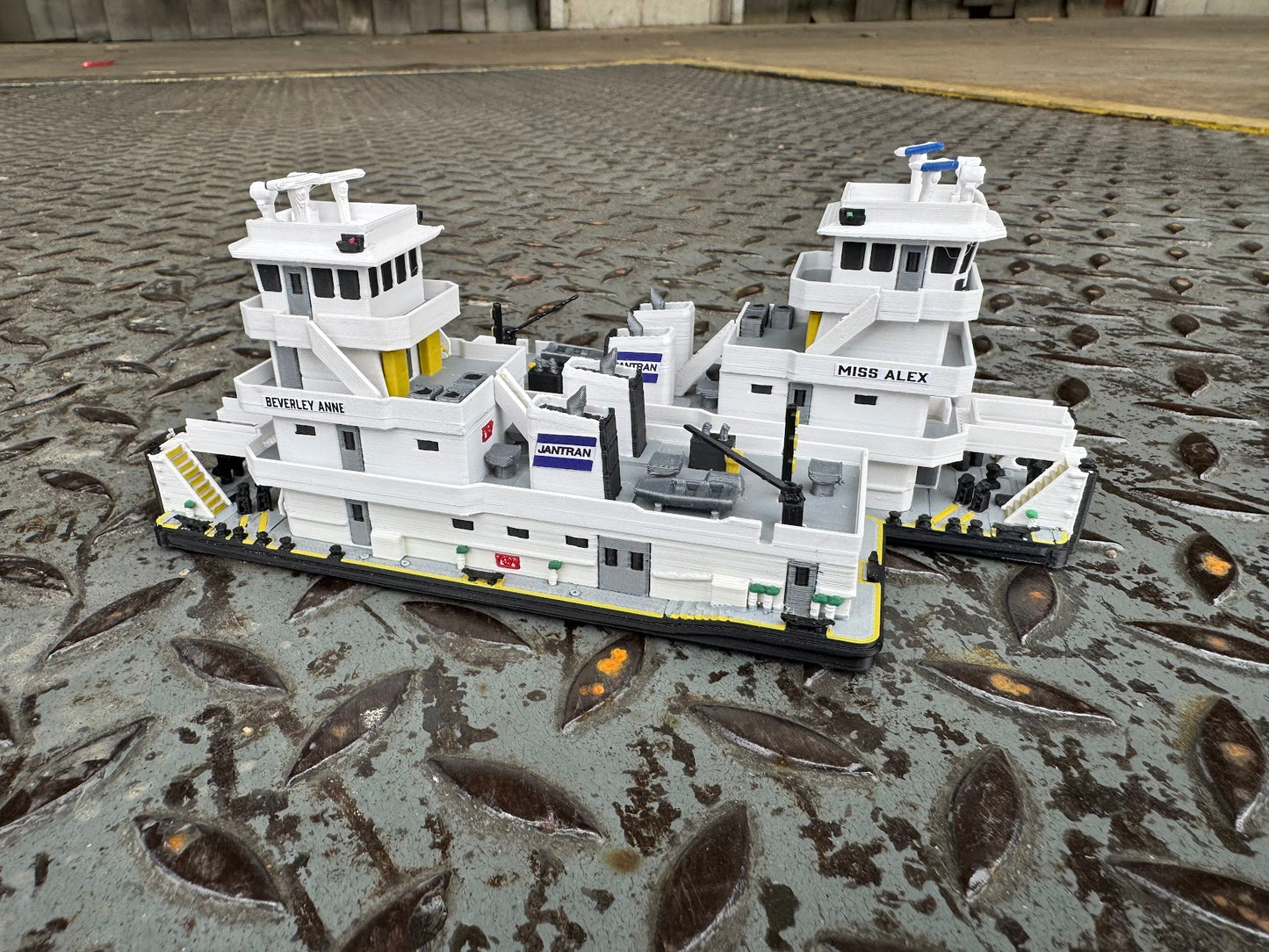 M/V Beverly Ann & Miss Alex Towboat Models