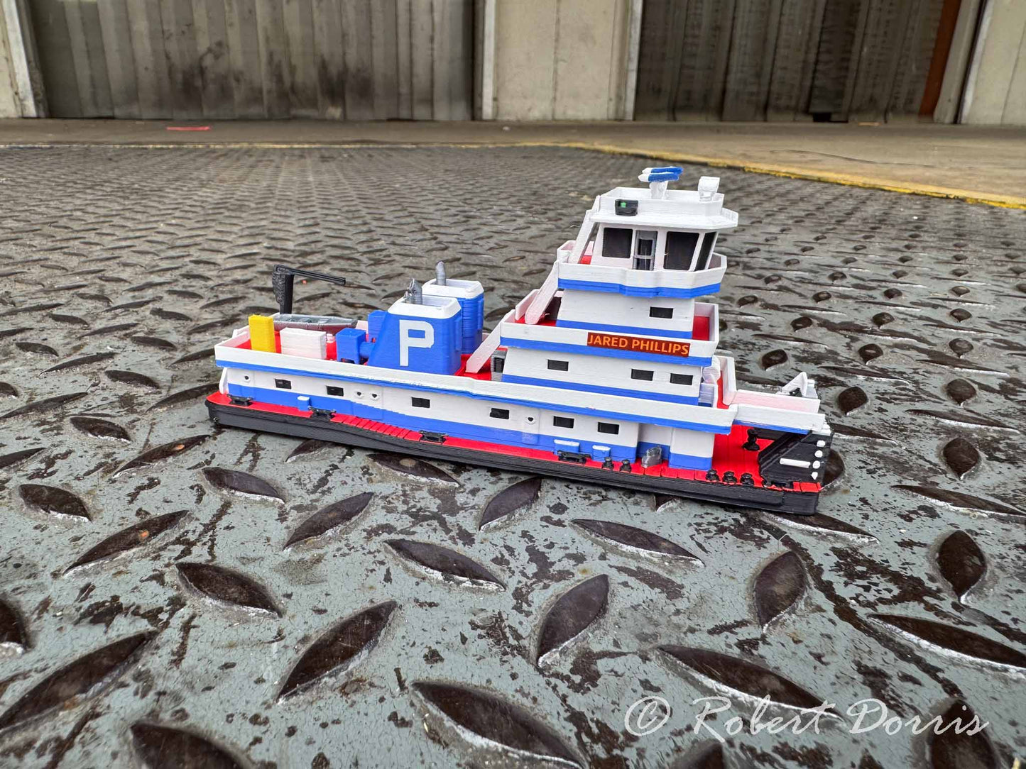 M/V H. Jared Phillips Towboat Model