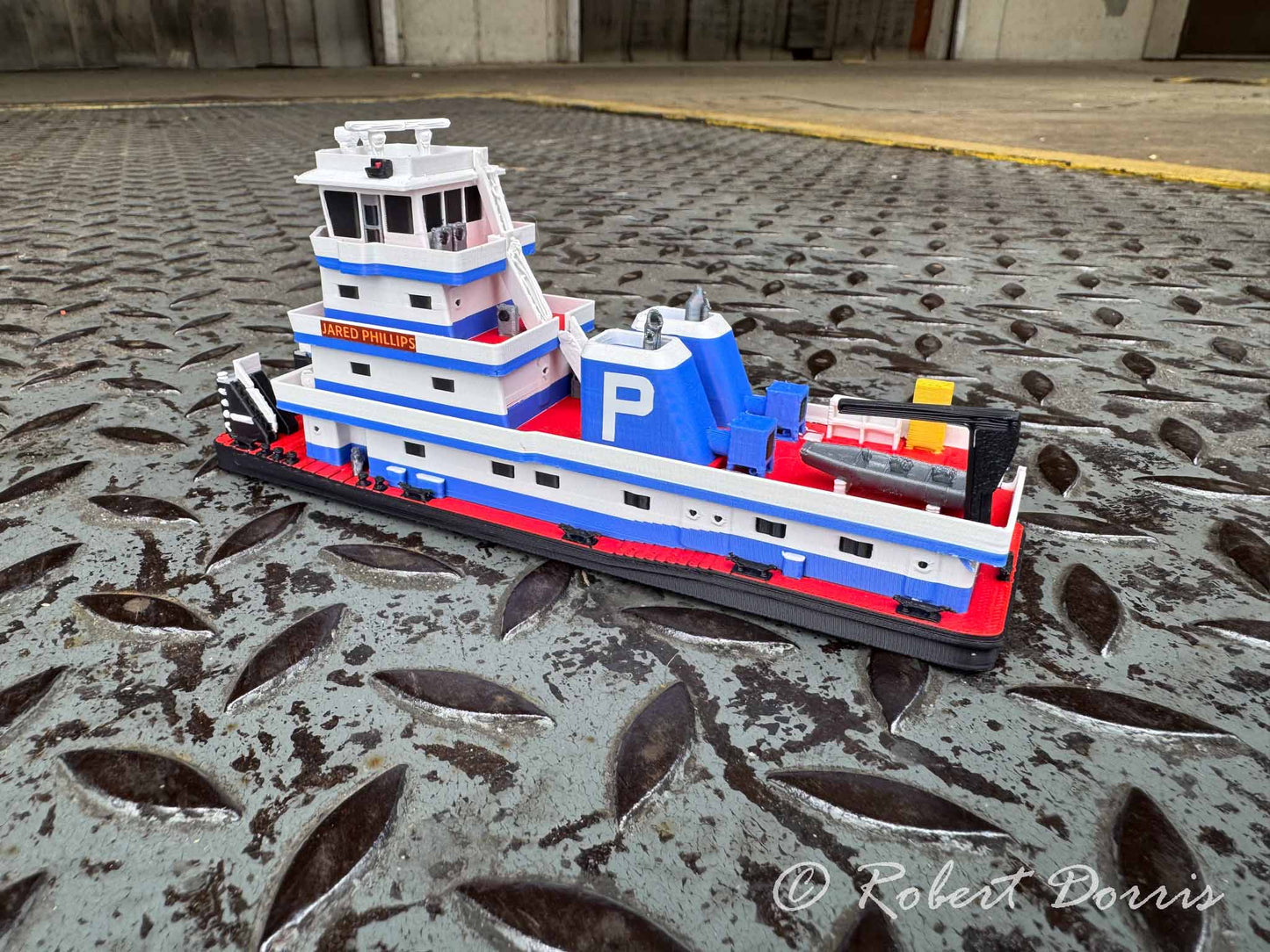 M/V H. Jared Phillips Towboat Model