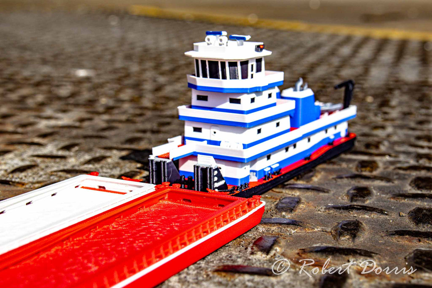 M/V H. Jared Phillips Towboat Model