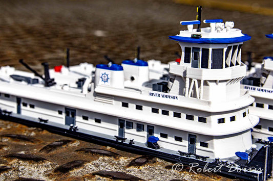 M/V River Addyson Towboat Model