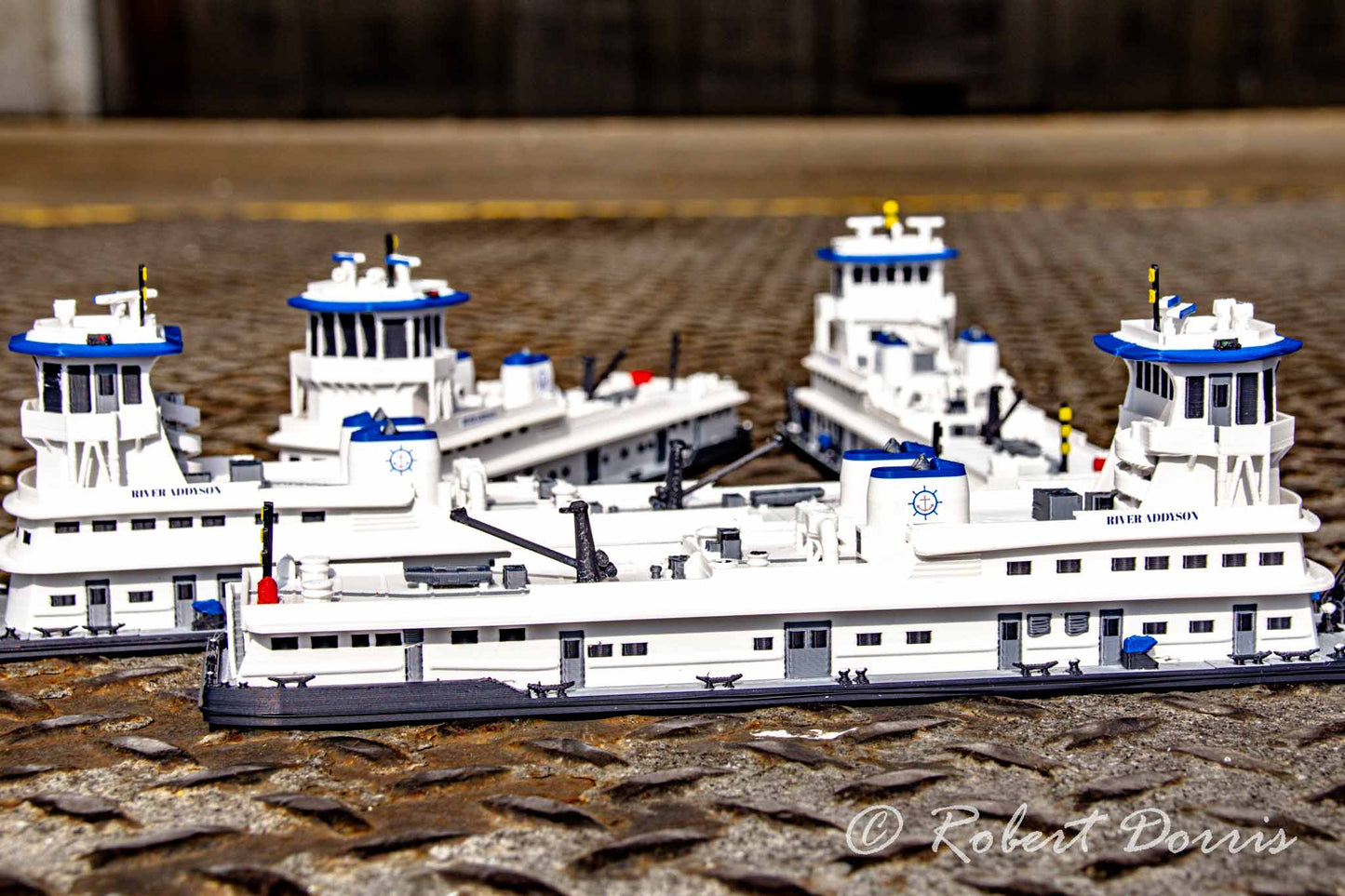 M/V River Addyson Towboat Model