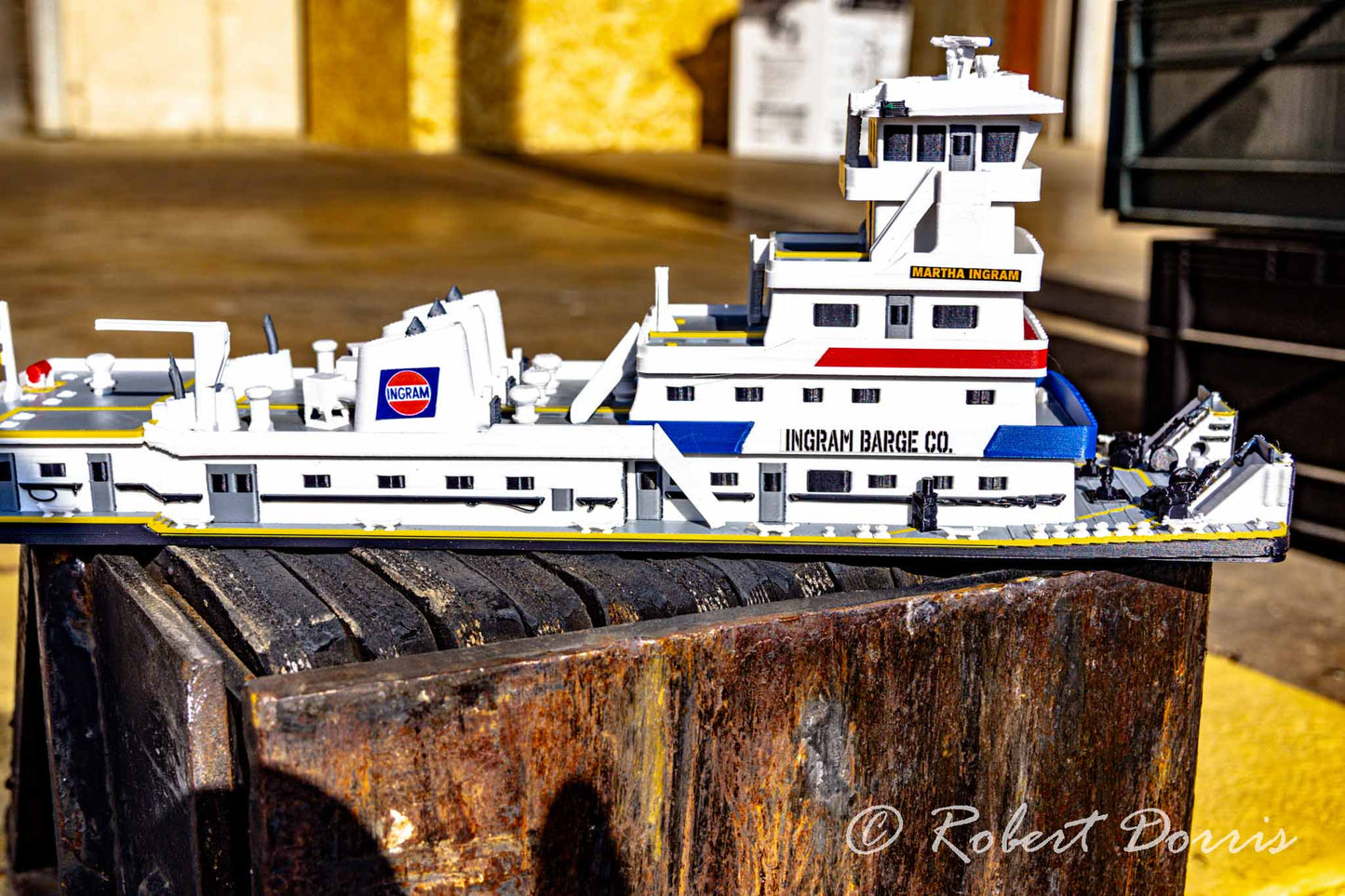 M/V Martha Ingram Towboat Model