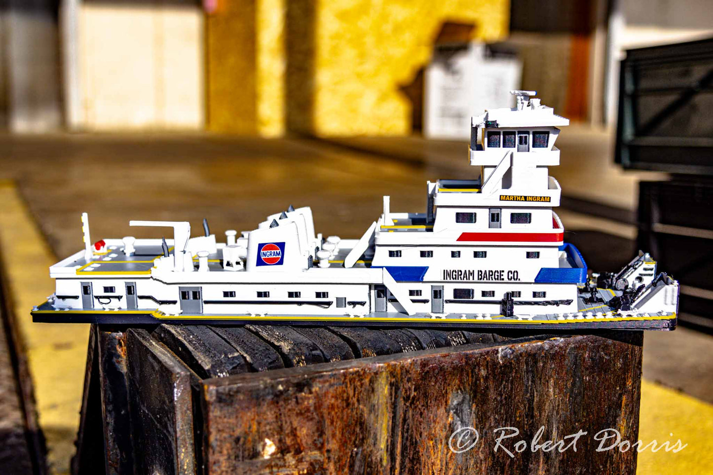 M/V Martha Ingram Towboat Model