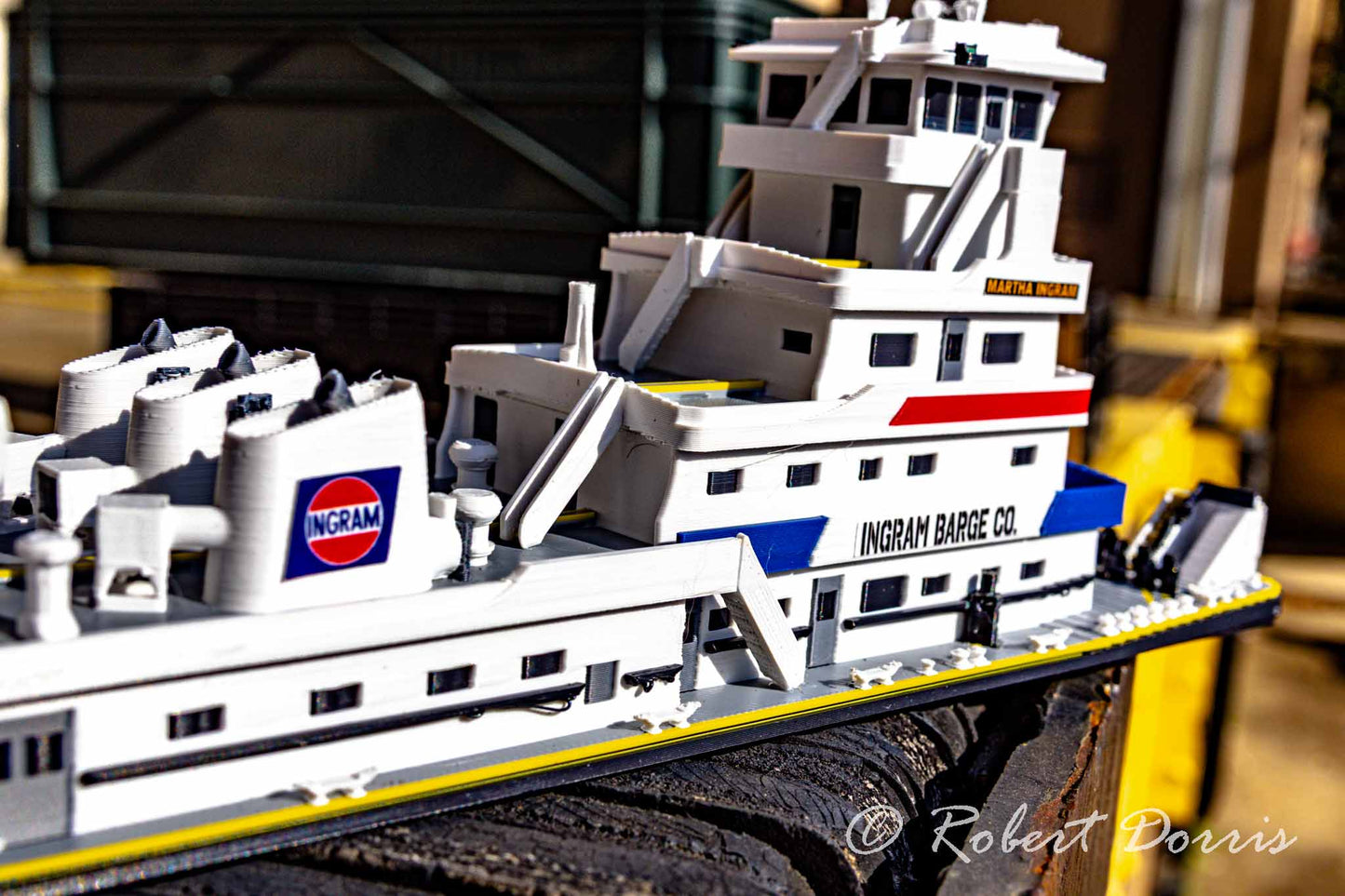 M/V Martha Ingram Towboat Model