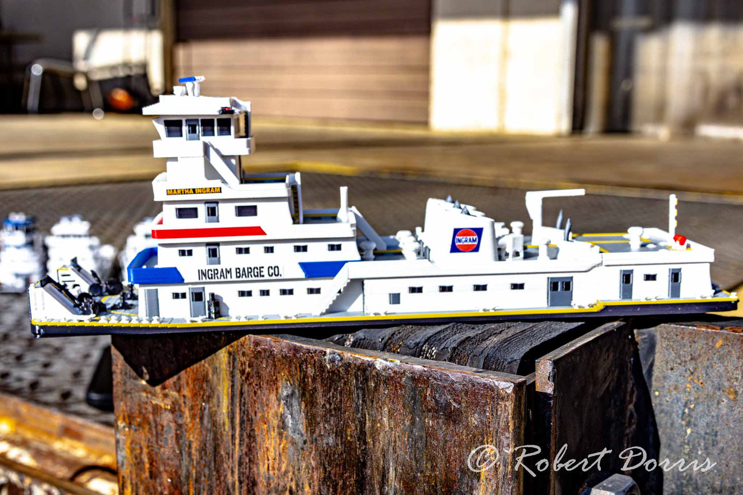 M/V Martha Ingram Towboat Model