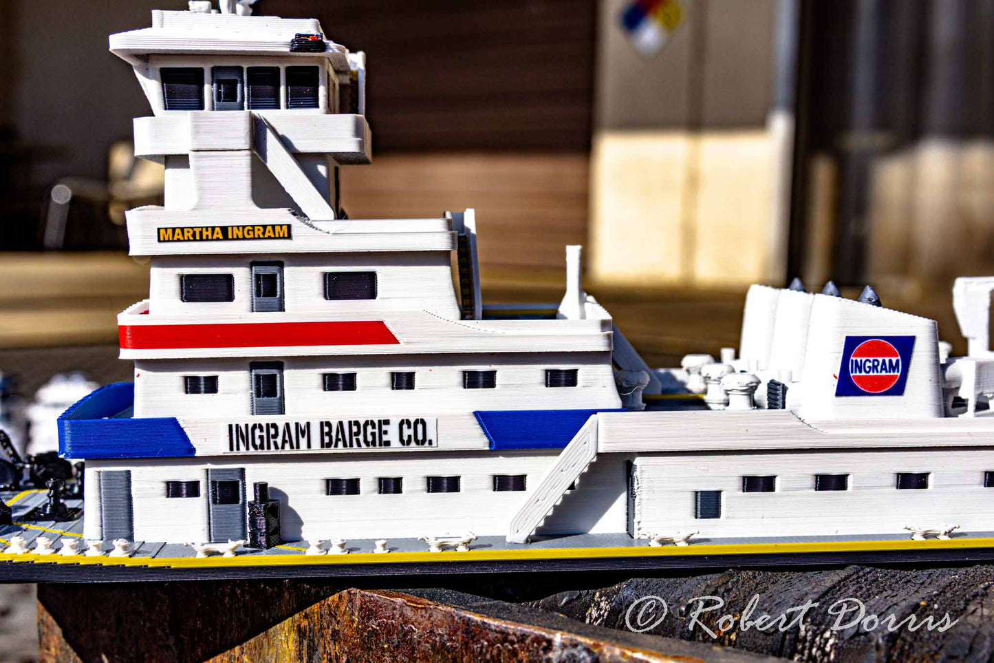 M/V Martha Ingram Towboat Model