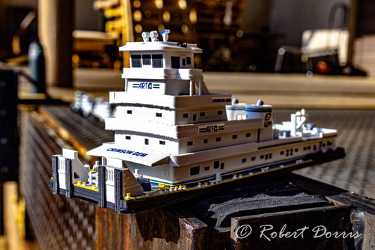 M/V Crimson Gem Towboat Model