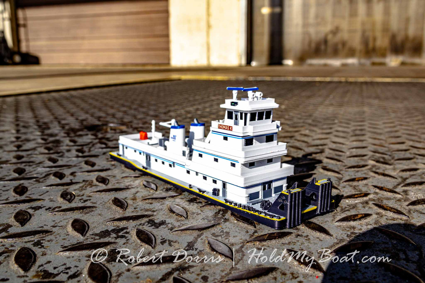 M/V Thomas K. Towboat Model
