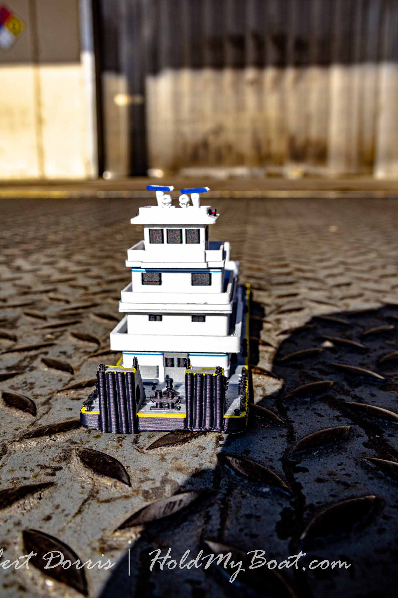 M/V Thomas K. Towboat Model