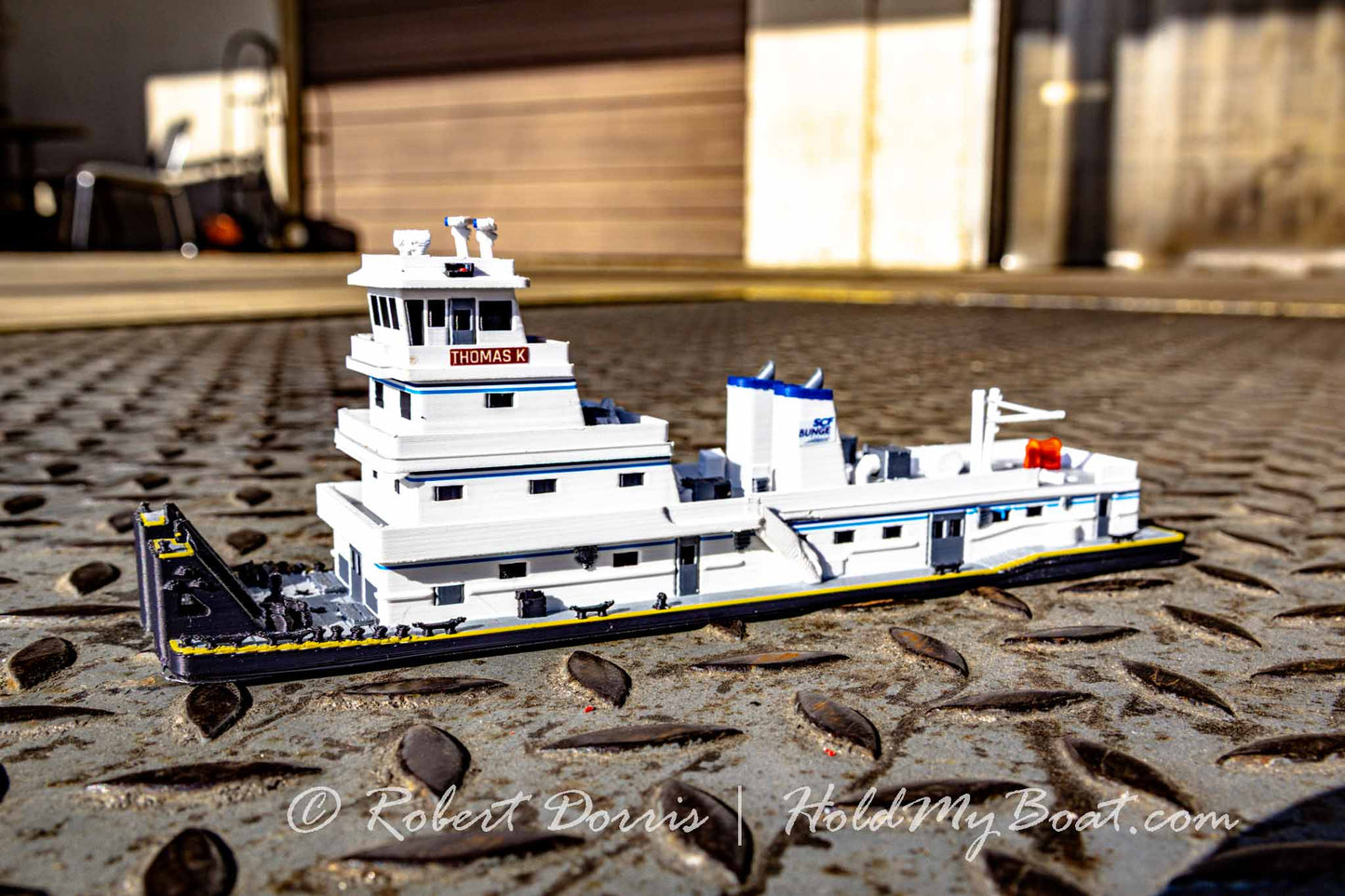 M/V Thomas K. Towboat Model