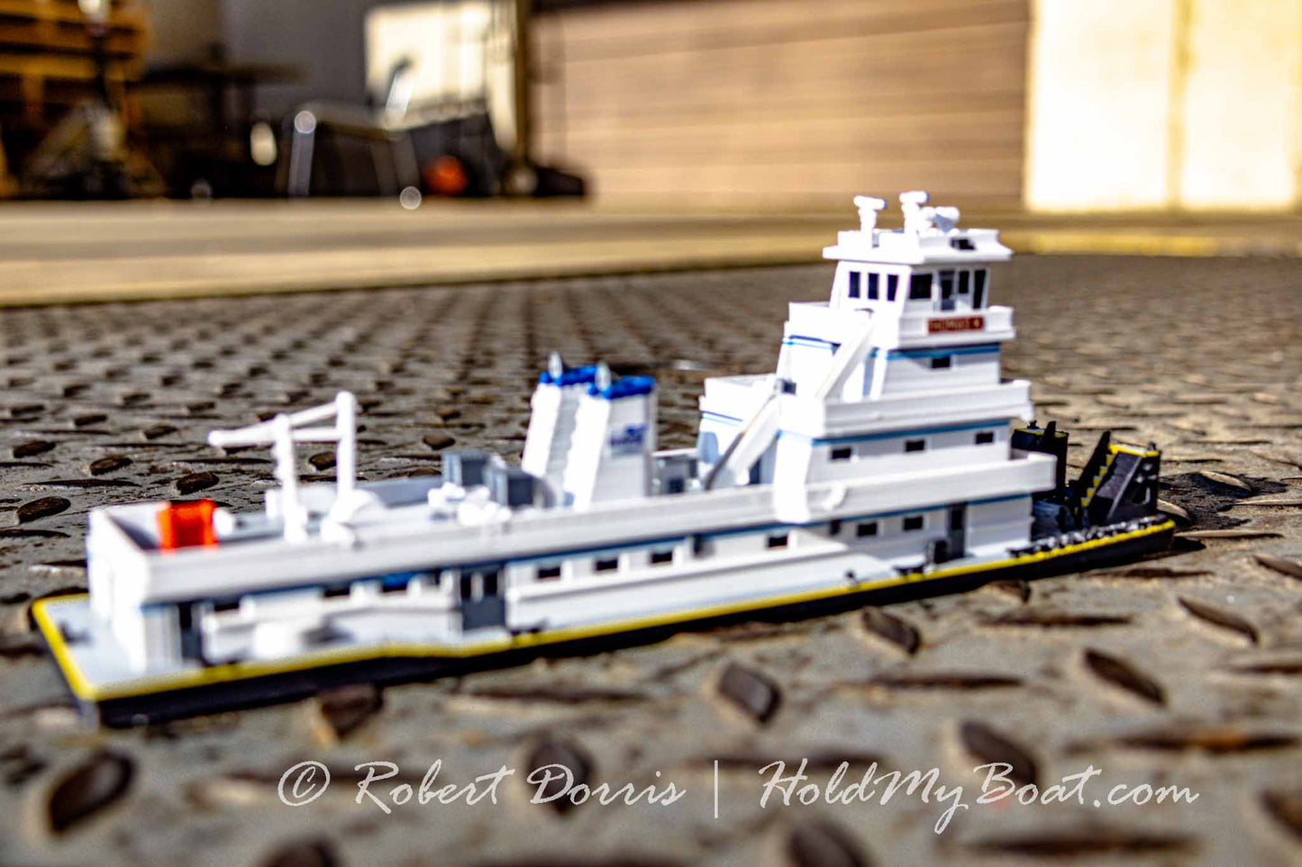 M/V Thomas K. Towboat Model