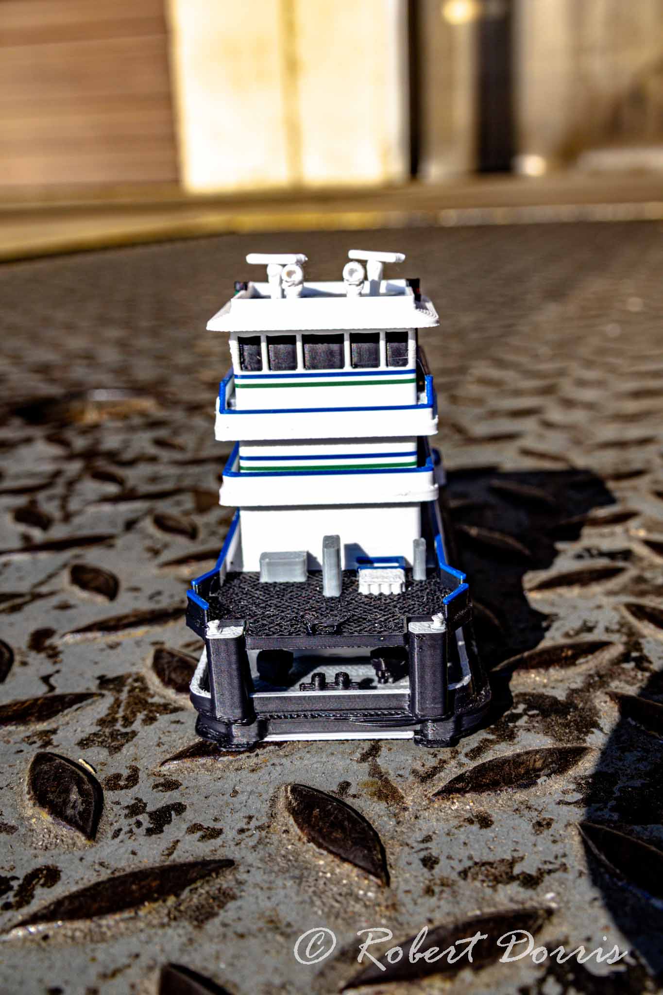 MV Lester Parker Towboat Model + Unit Tow