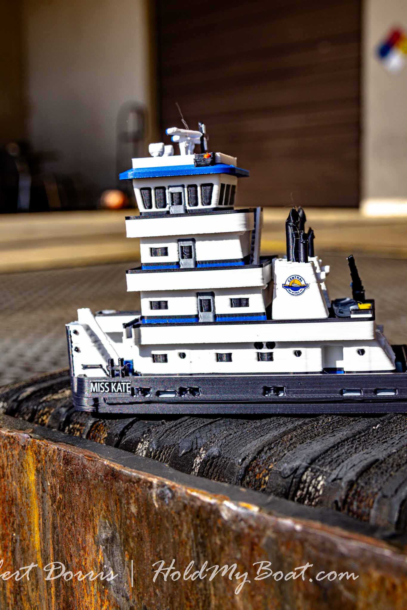 M/V Miss Kate Towboat Model