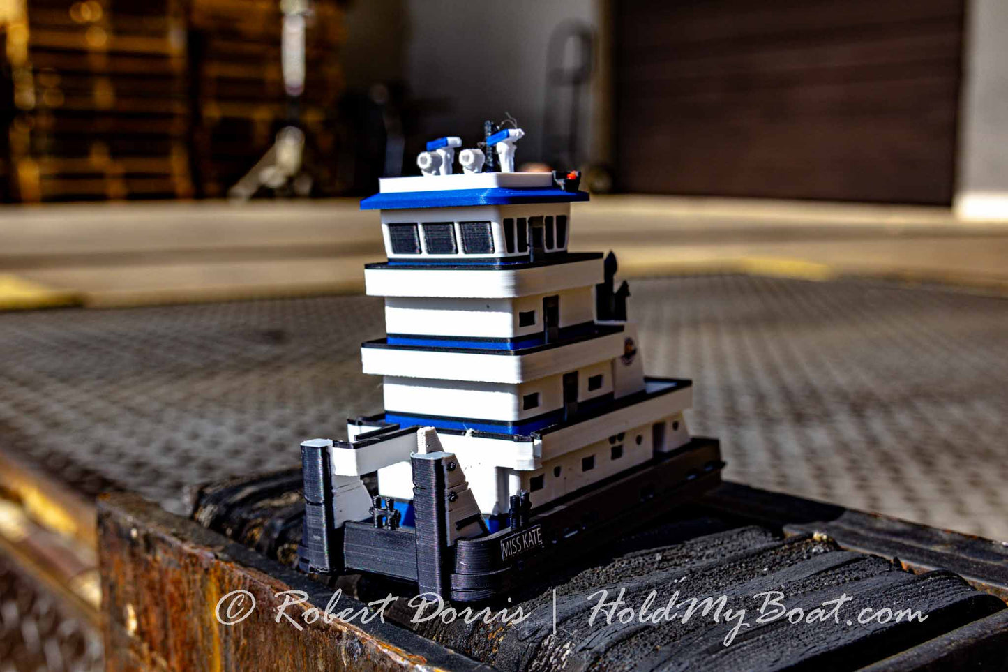 M/V Miss Kate Towboat Model