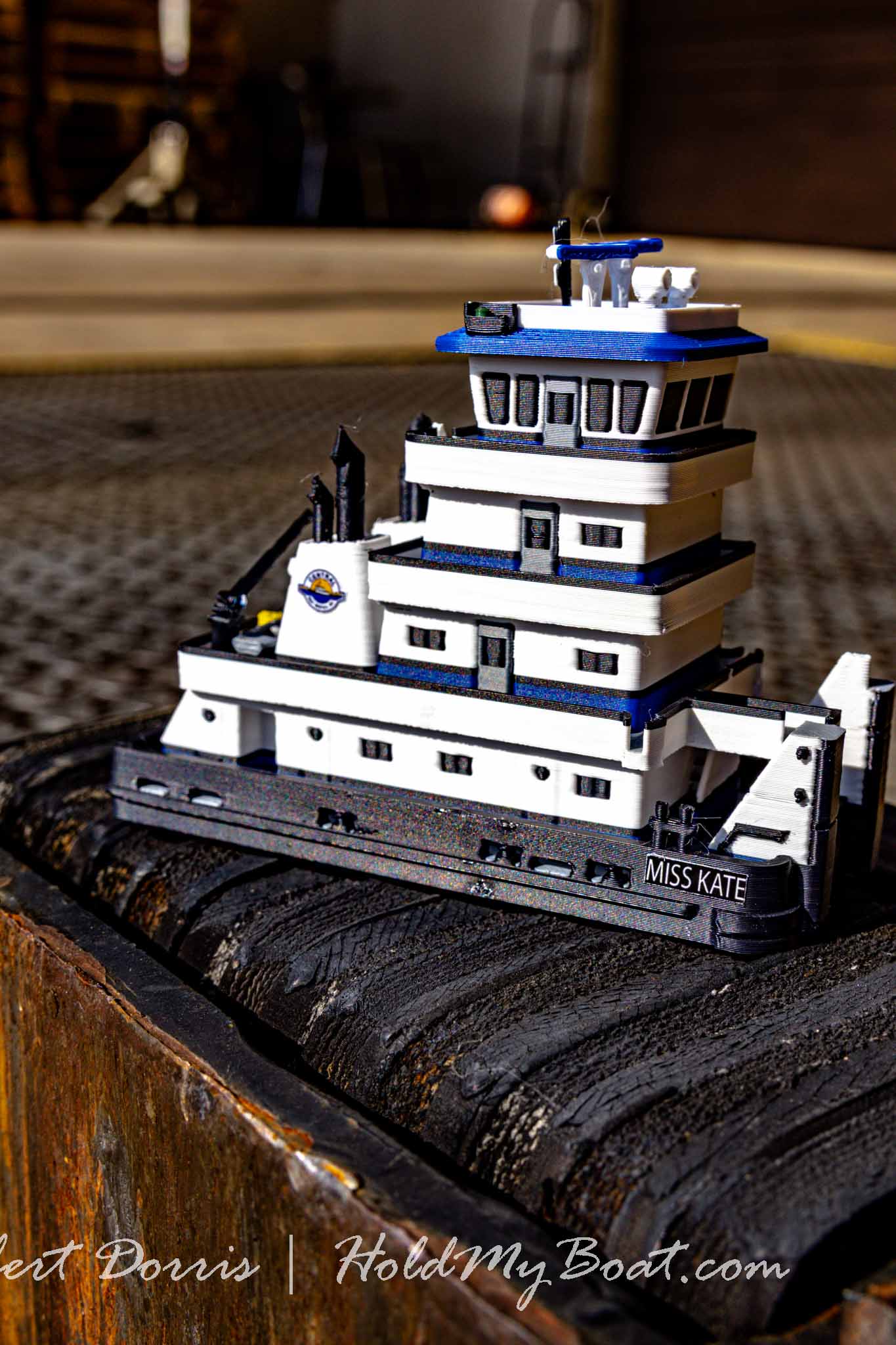 M/V Miss Kate Towboat Model