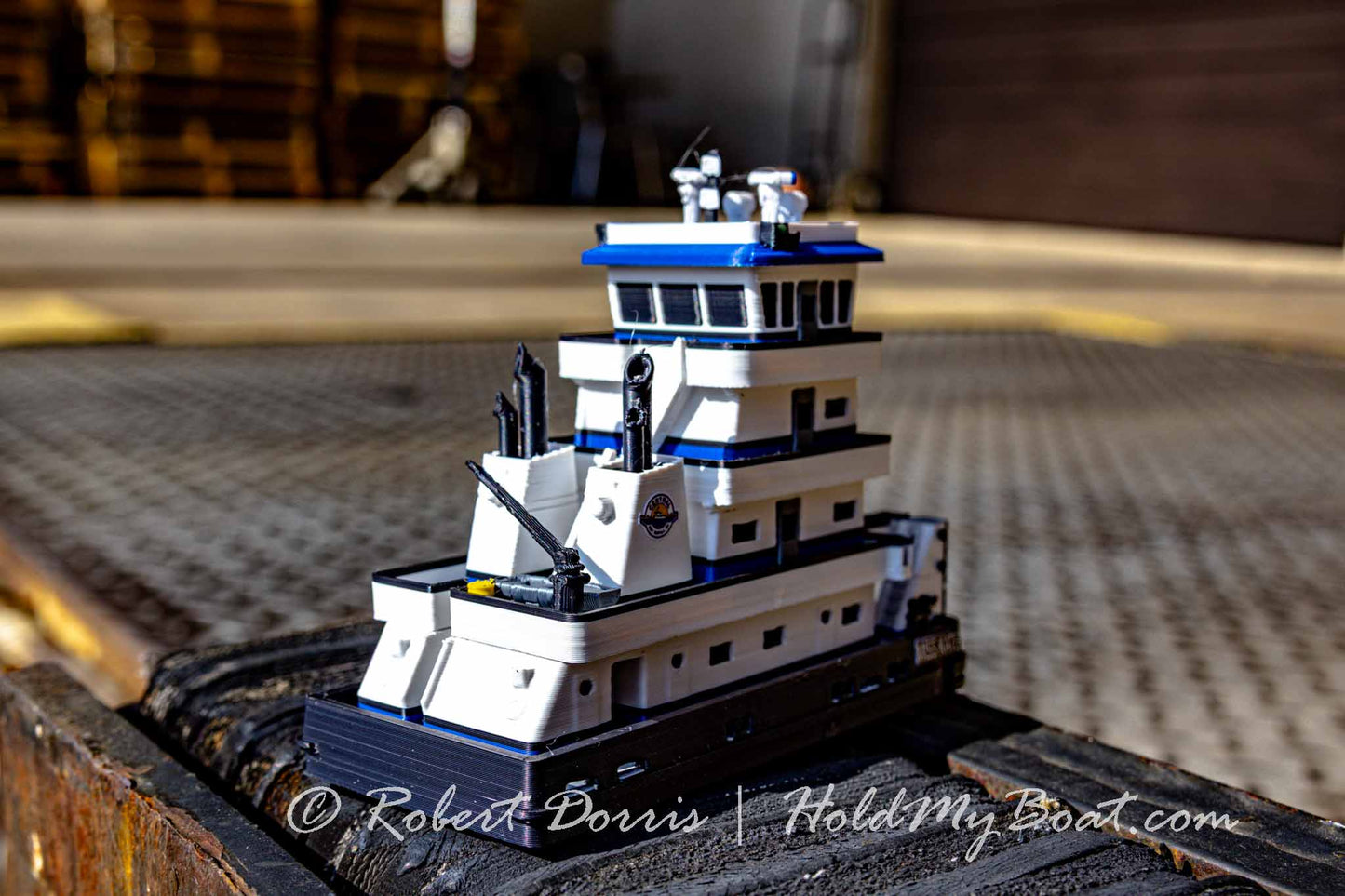 M/V Miss Kate Towboat Model