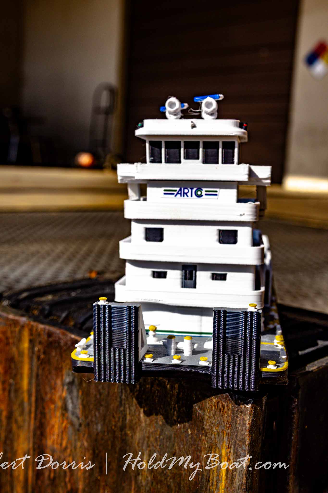 M/V George A. Archer / Andrew Cargill MacMillan Towboat Model