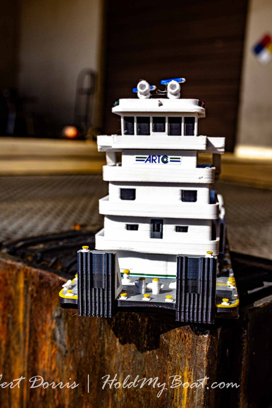 M/V George A. Archer / Andrew Cargill MacMillan Towboat Model