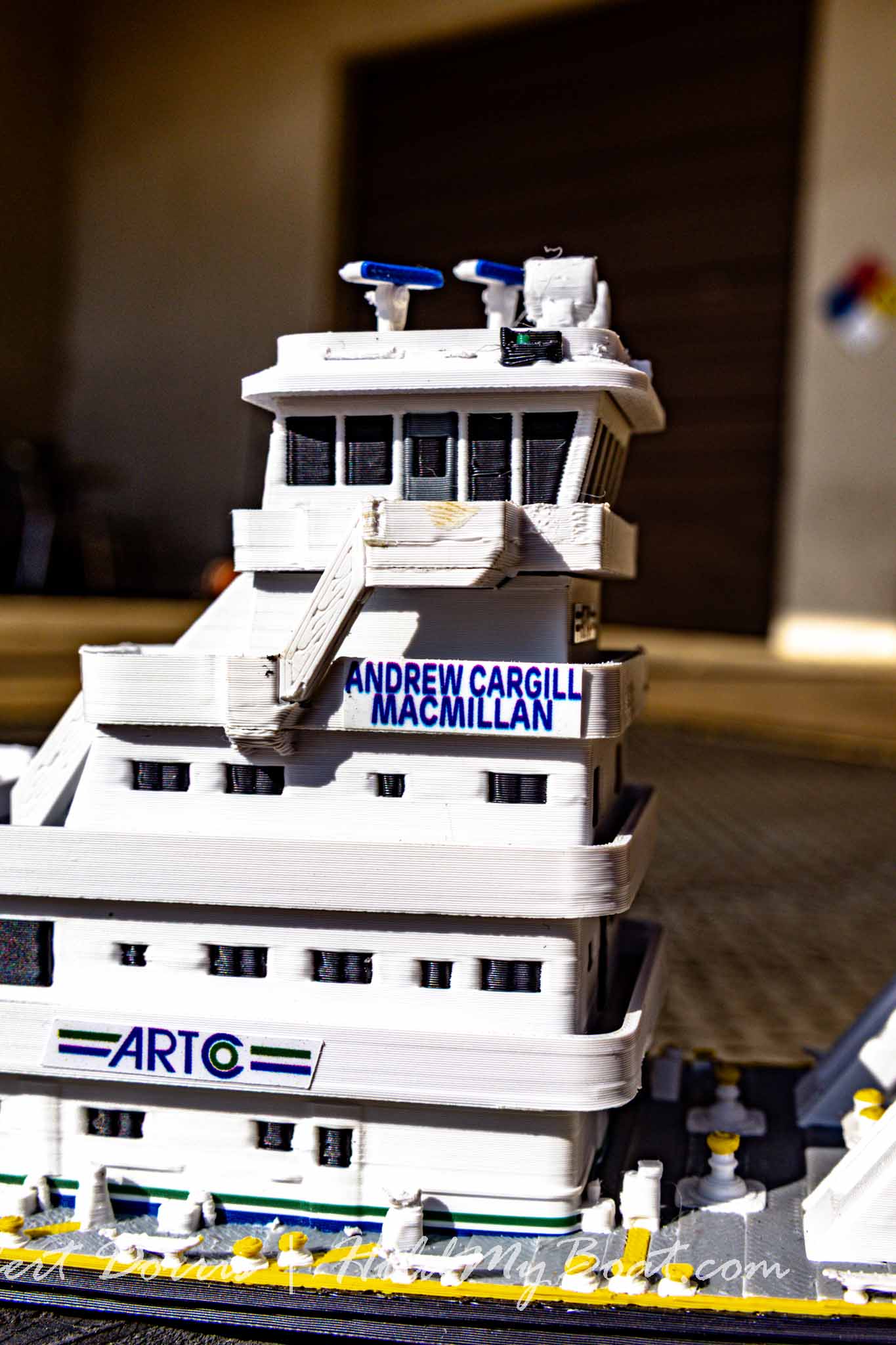 M/V George A. Archer / Andrew Cargill MacMillan Towboat Model