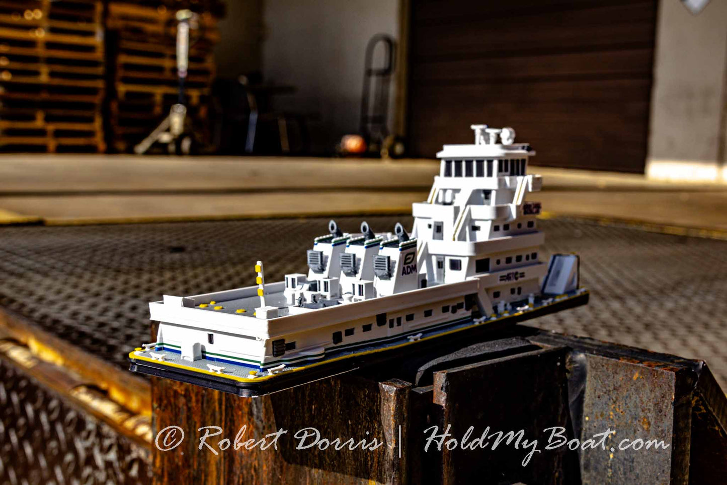 M/V George A. Archer / Andrew Cargill MacMillan Towboat Model