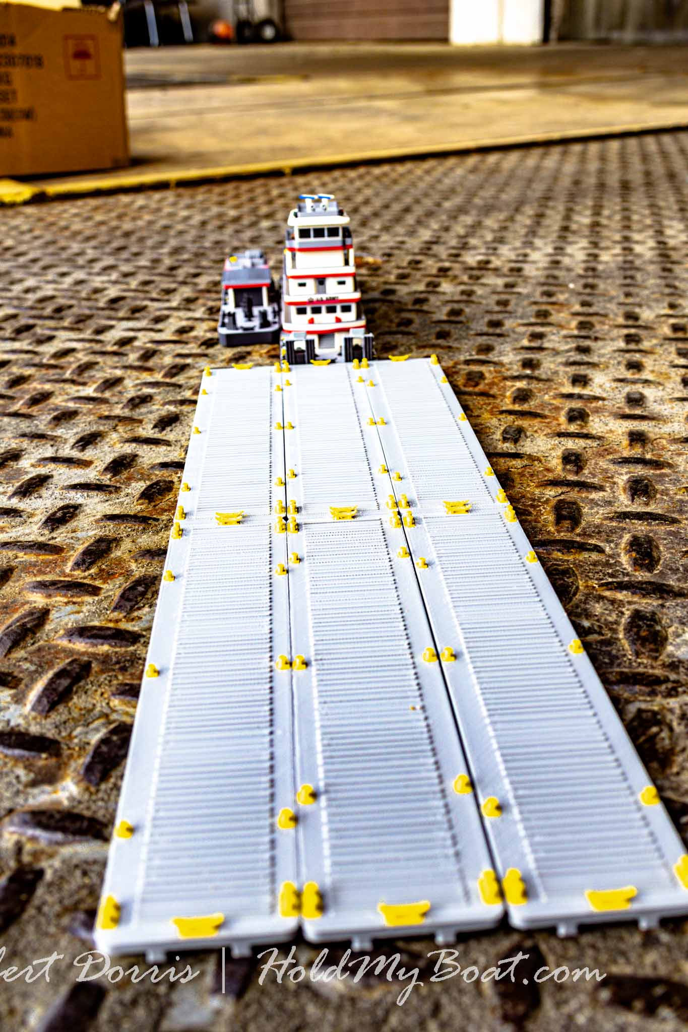 M/V Benyaurd USACE Towboat Model