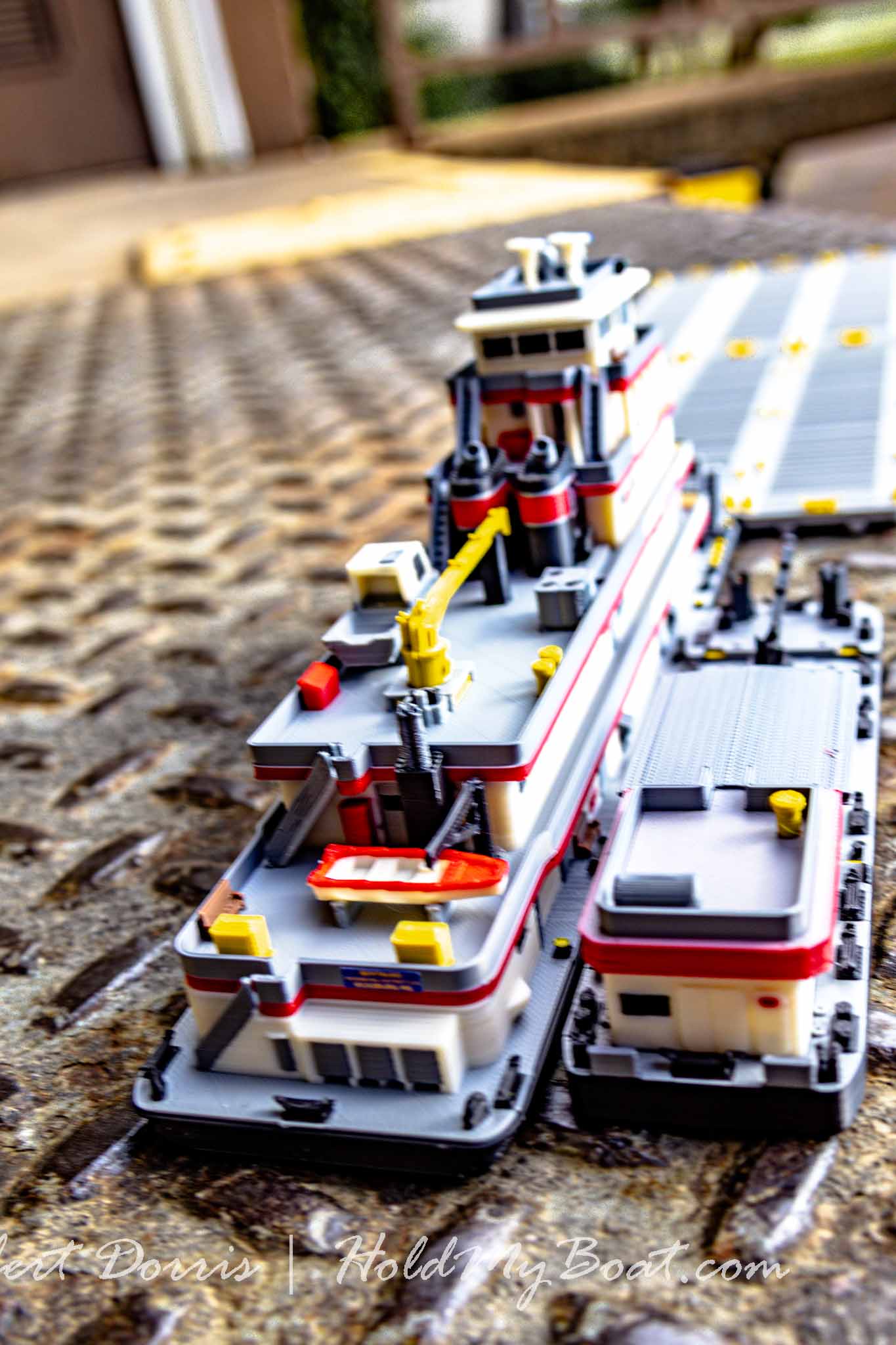 M/V Benyaurd USACE Towboat Model