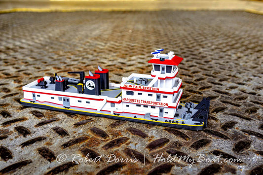M/V John Paul Eckstein / Marquette Veteran & M/V Ray A. Eckstein Towboat Model