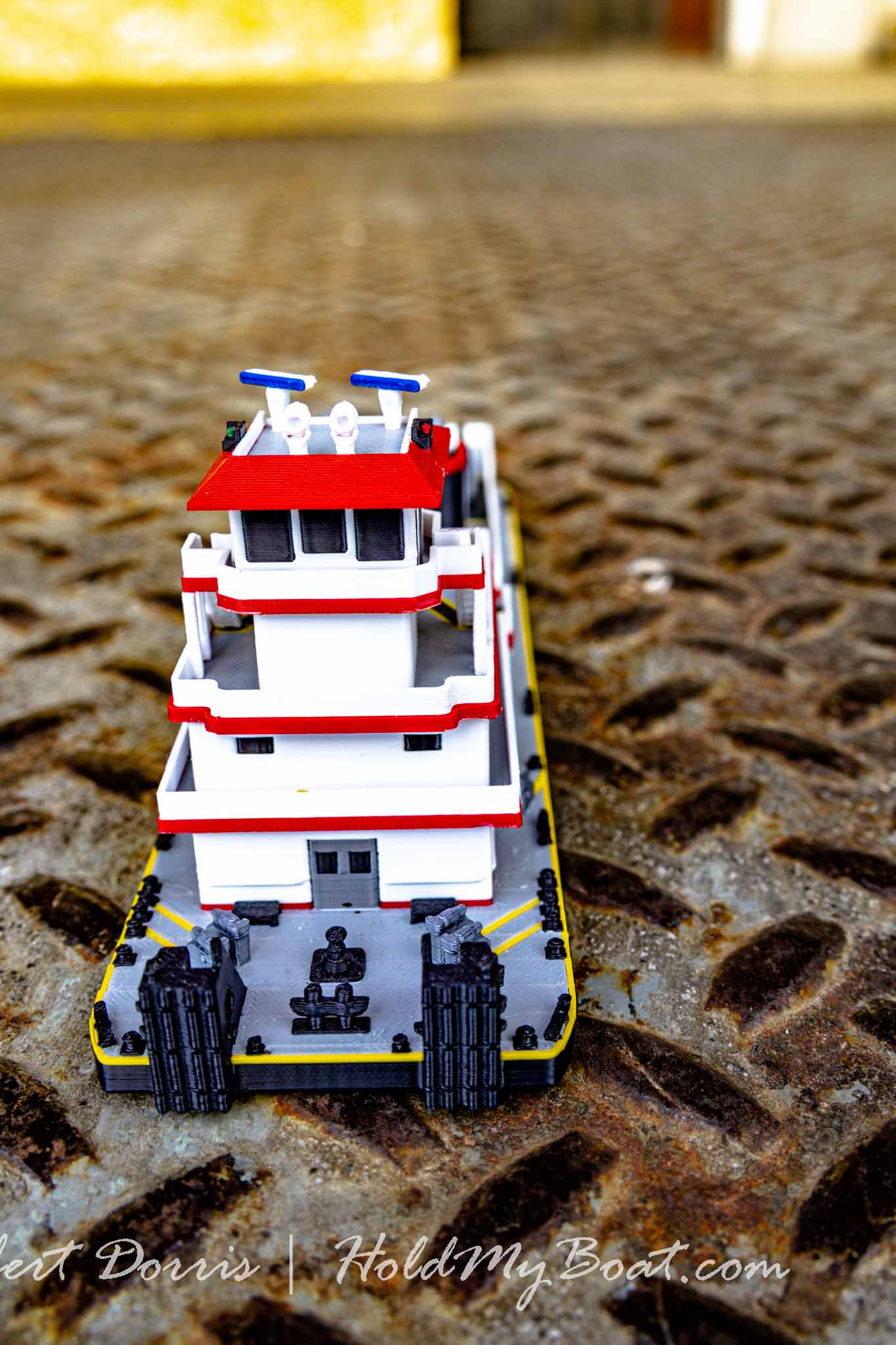 M/V John Paul Eckstein / Marquette Veteran & M/V Ray A. Eckstein Towboat Model