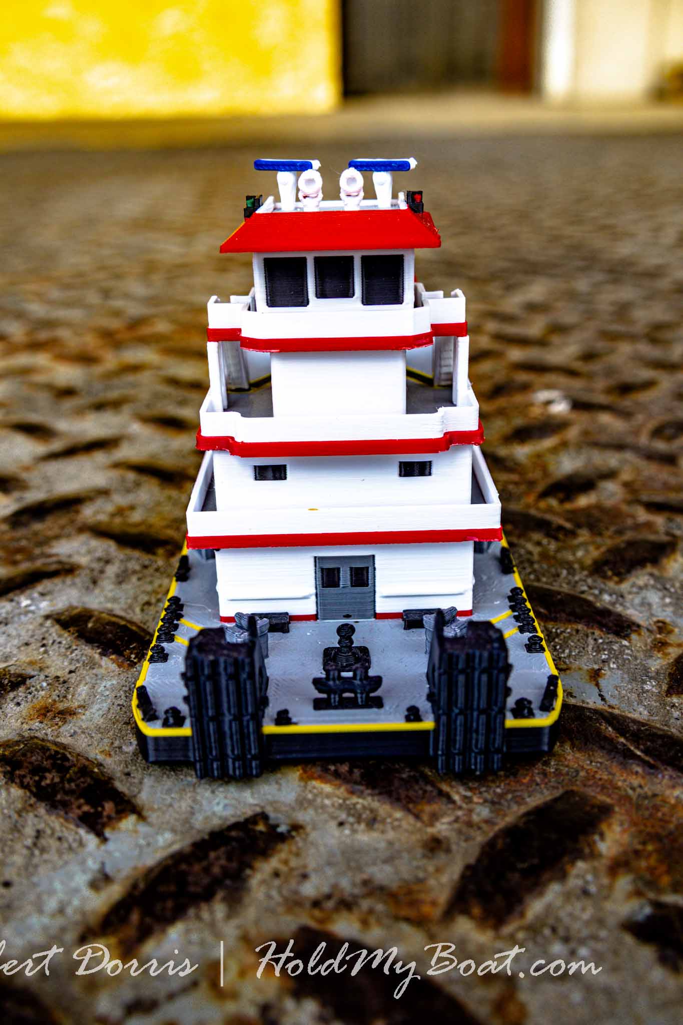 M/V John Paul Eckstein / Marquette Veteran & M/V Ray A. Eckstein Towboat Model