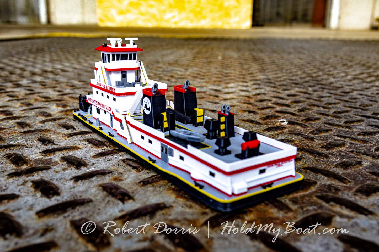 M/V John Paul Eckstein / Marquette Veteran & M/V Ray A. Eckstein Towboat Model