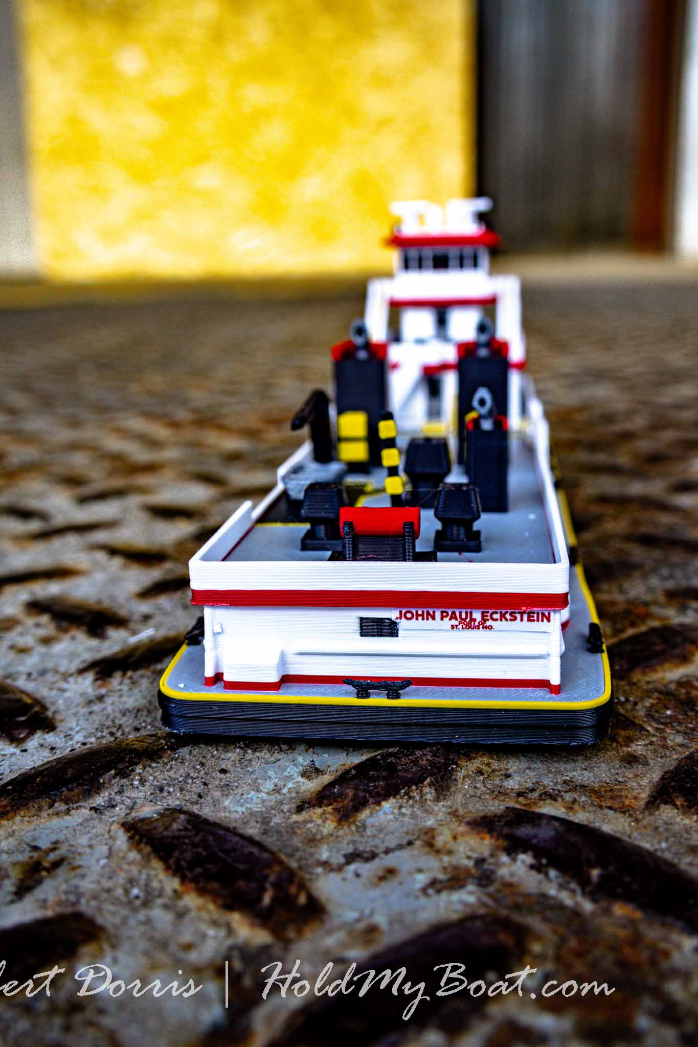 M/V John Paul Eckstein / Marquette Veteran & M/V Ray A. Eckstein Towboat Model